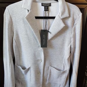 🆕Rachel Zoe Gray Jersey Knit Blazer Size Large